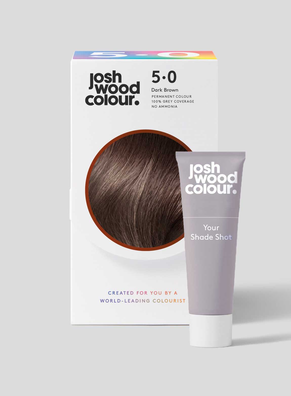 Permanent Colour 5.0 Dark Brown + Shade Shot - Josh Wood Colour