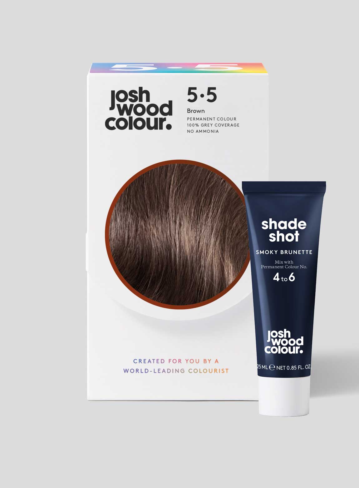 Permanent Colour 5.5 Brown + Shade Shot - Josh Wood Colour