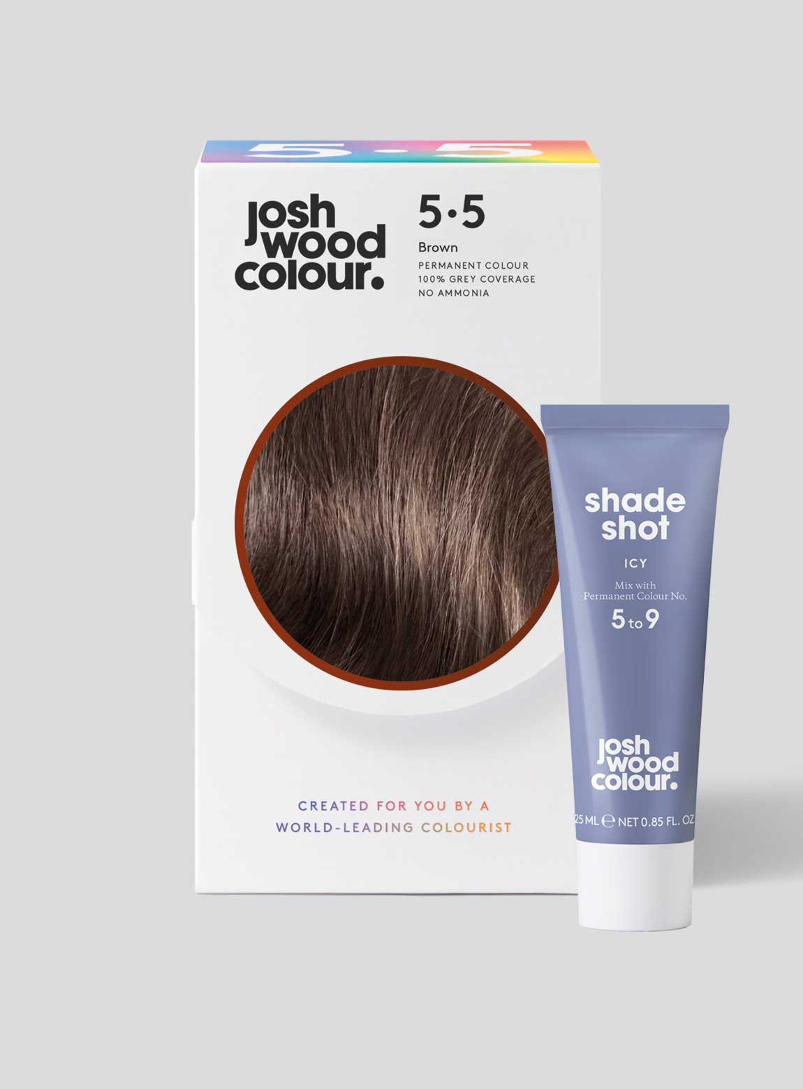 Permanent Colour 5.5 Brown + Shade Shot - Josh Wood Colour