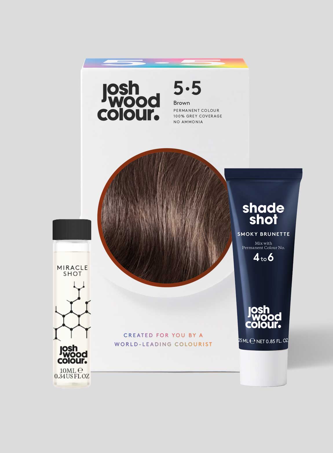 Permanent Colour 5.5 Brown + Shade Shot - Josh Wood Colour