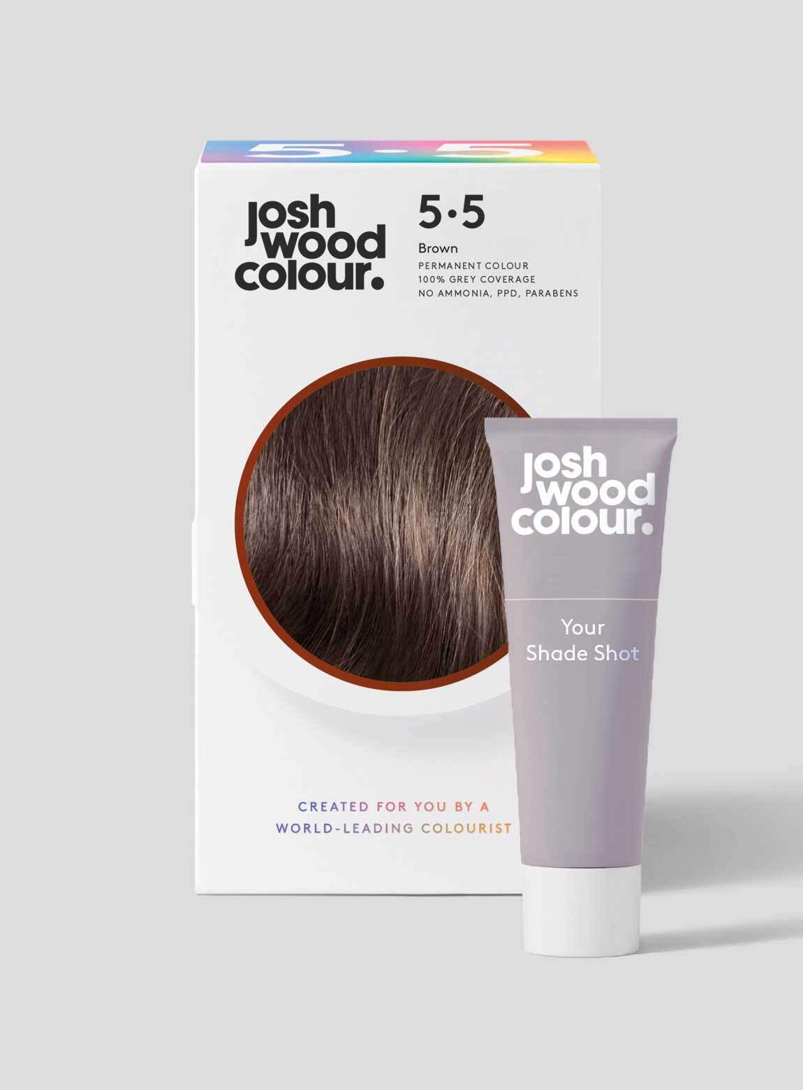 Permanent Colour 5.5 Brown + Shade Shot - Josh Wood Colour