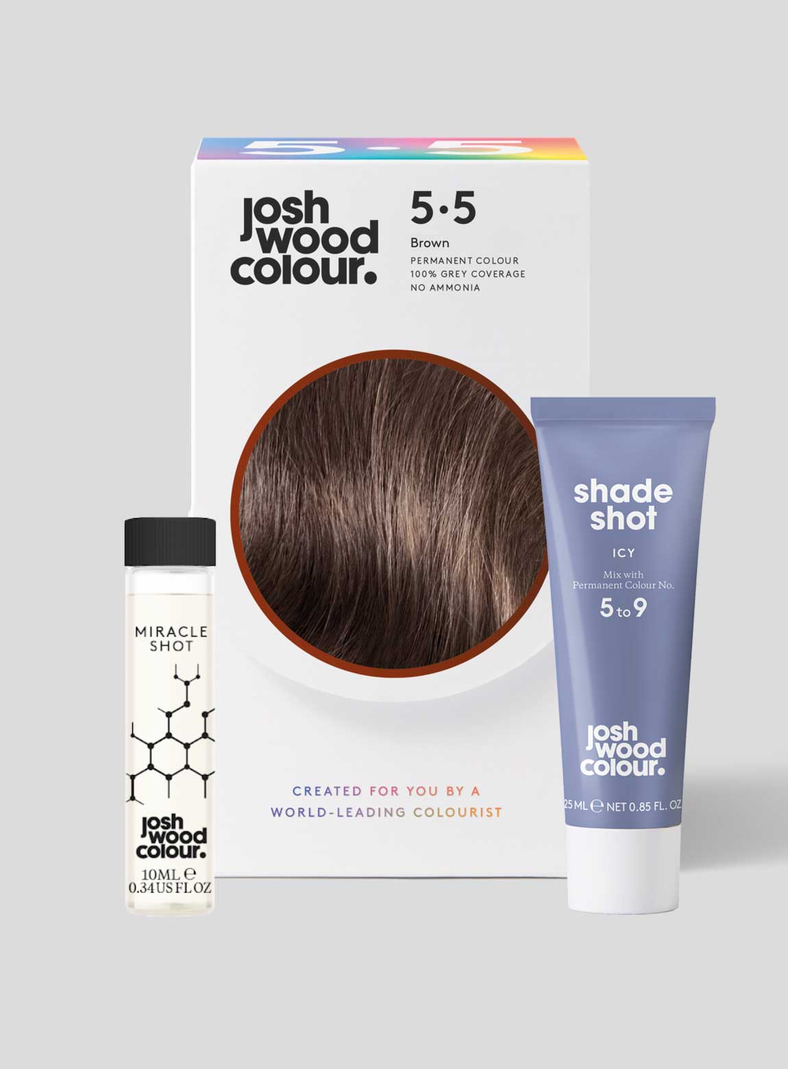 Permanent Colour 5.5 Brown + Shade Shot - Josh Wood Colour