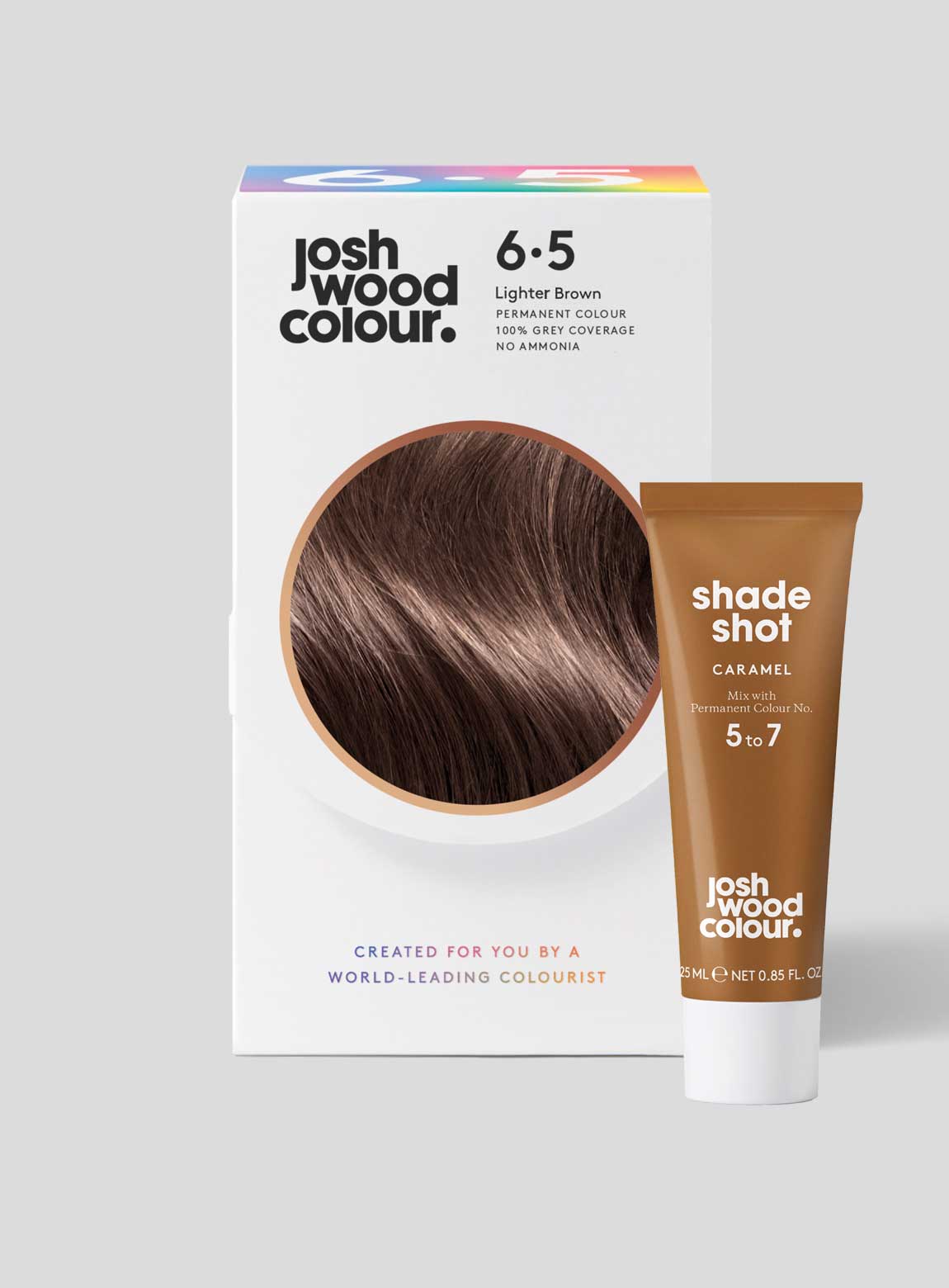 Permanent Colour 6.0 Light Brown + Shade Shot - Josh Wood Colour