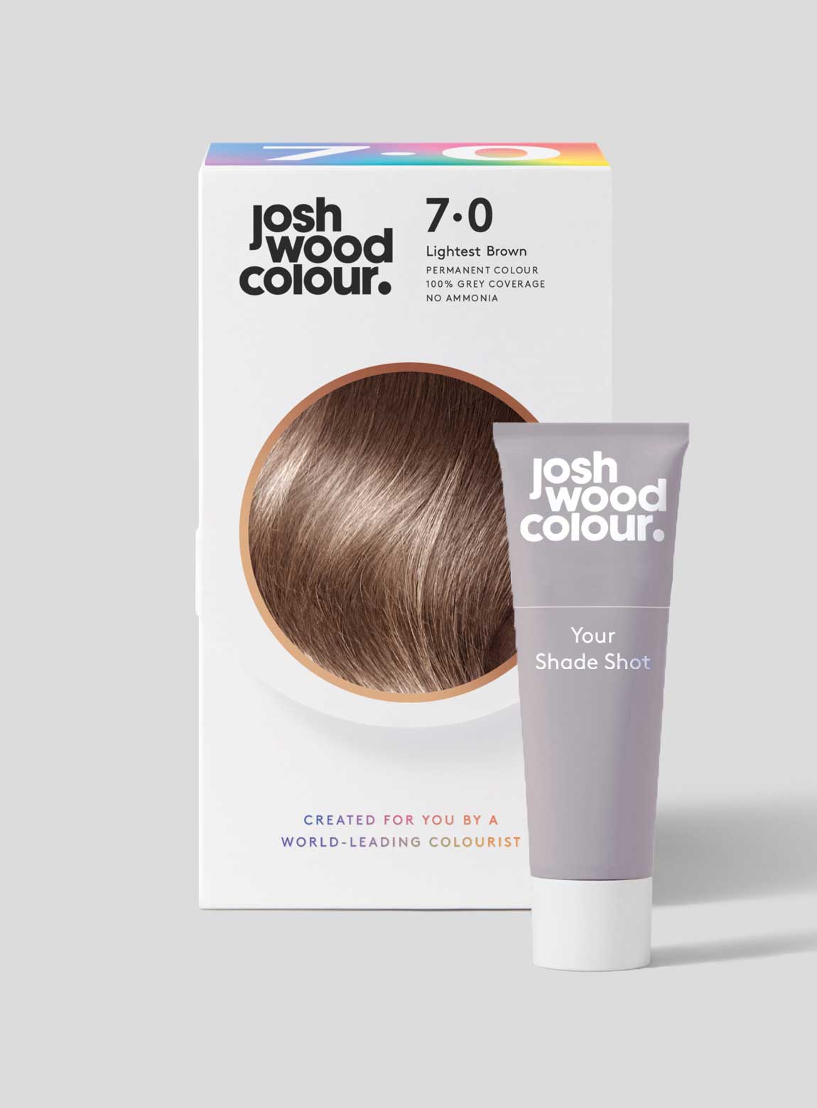 Permanent Colour 7.0 Lightest Brown + Shade Shot - Josh Wood Colour